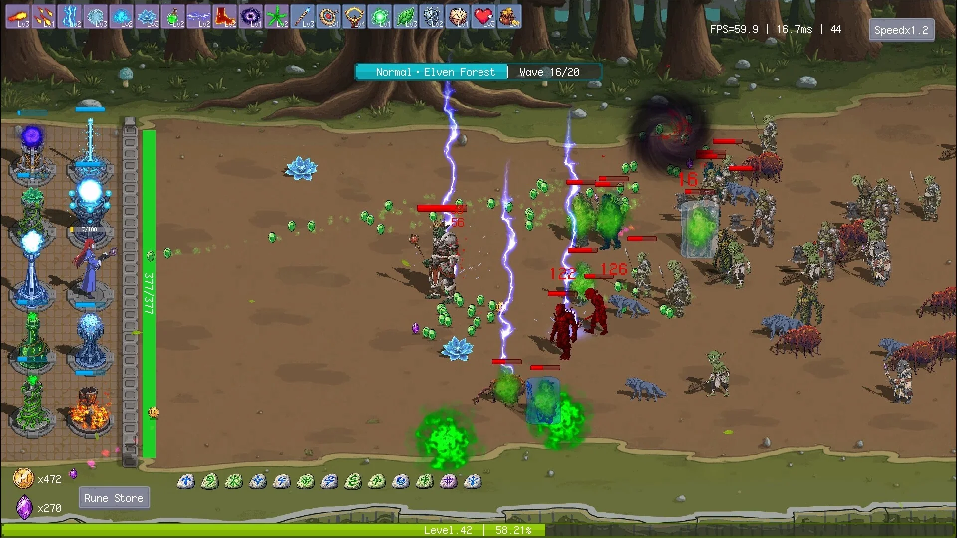 Abyss Horde Soul Shard runes in a run