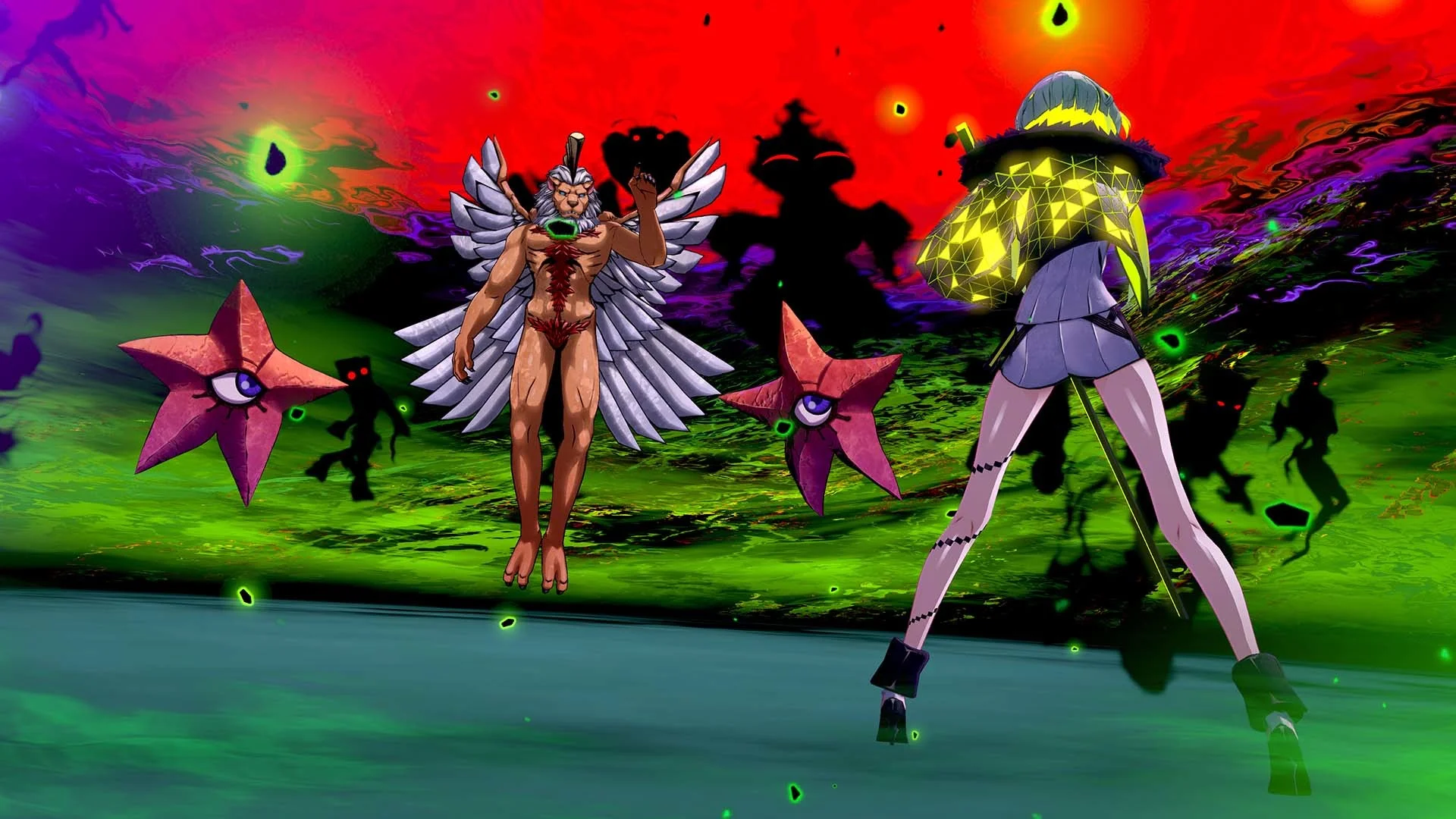 Soul Hackers 2 demon fusion in turn-based dungeon combat