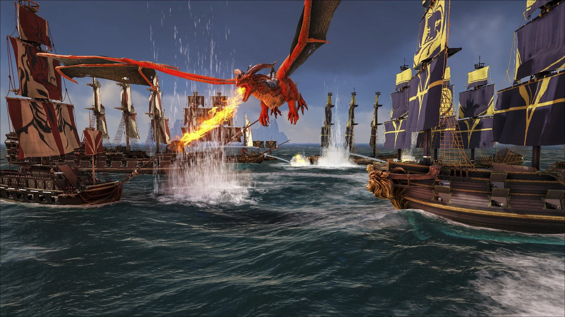 ATLAS Game Preview company settlement on an island