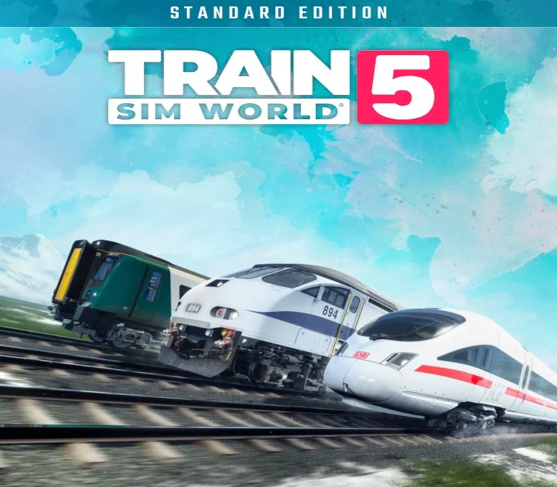 Train Sim World 5 cover art, Dovetail Games railway simulation