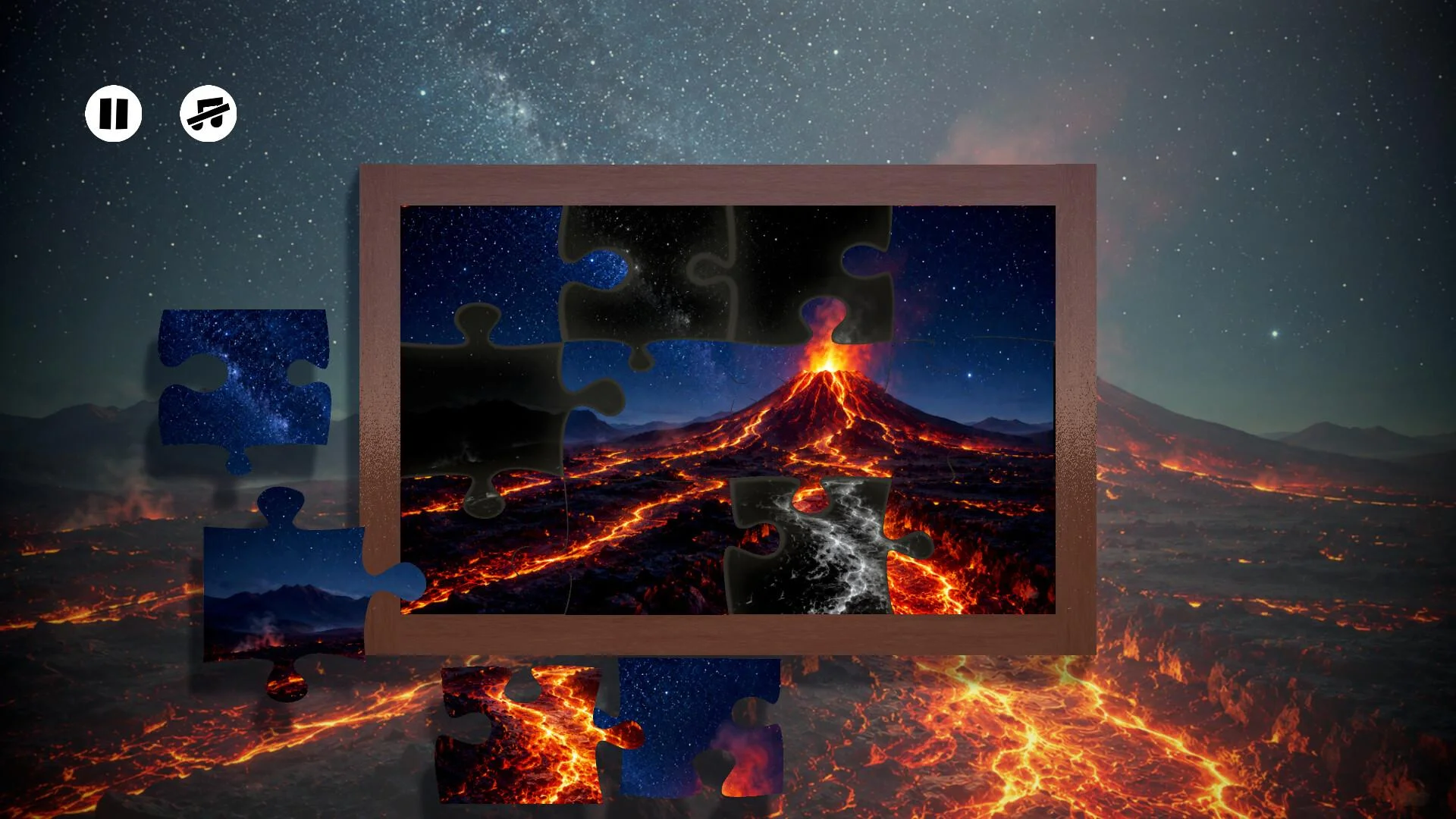 Puzzles Desert matching boards across multiple levels