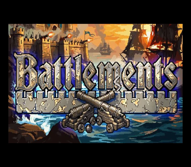 Battlements cover with two opposing castle sieges