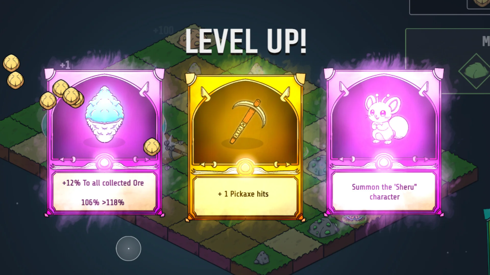 Mining Grounds pickaxe timing