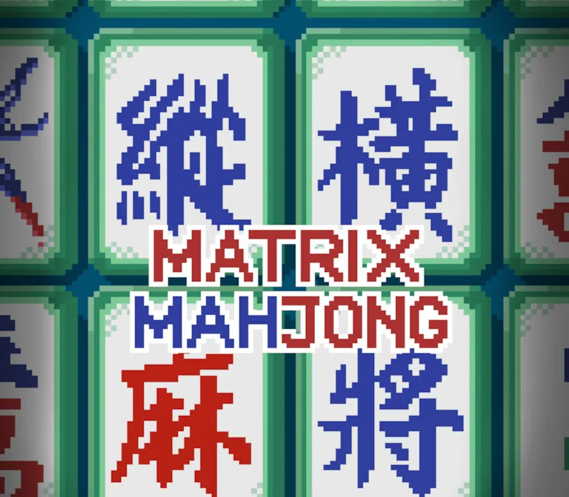 Matrix Mahjong cover art, Chao8games strategy card mahjong game