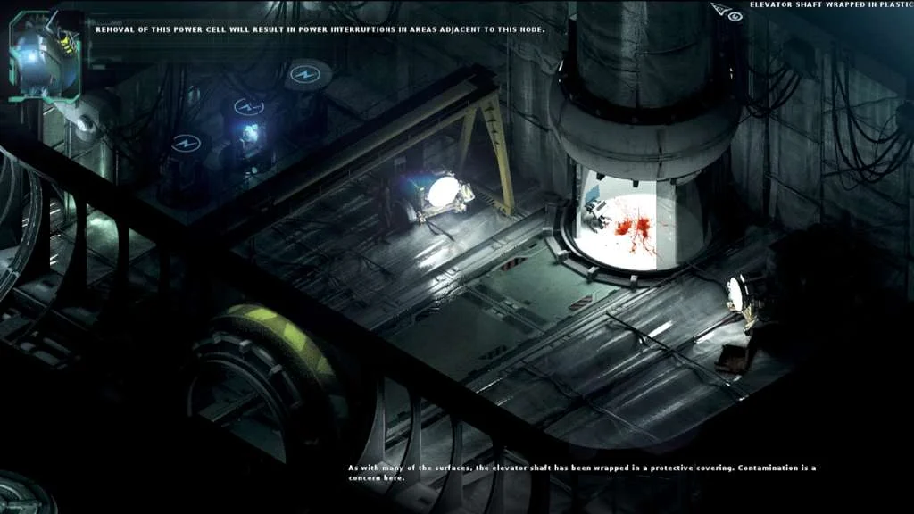 STASIS 2.5D sci-fi horror scene with adult tone