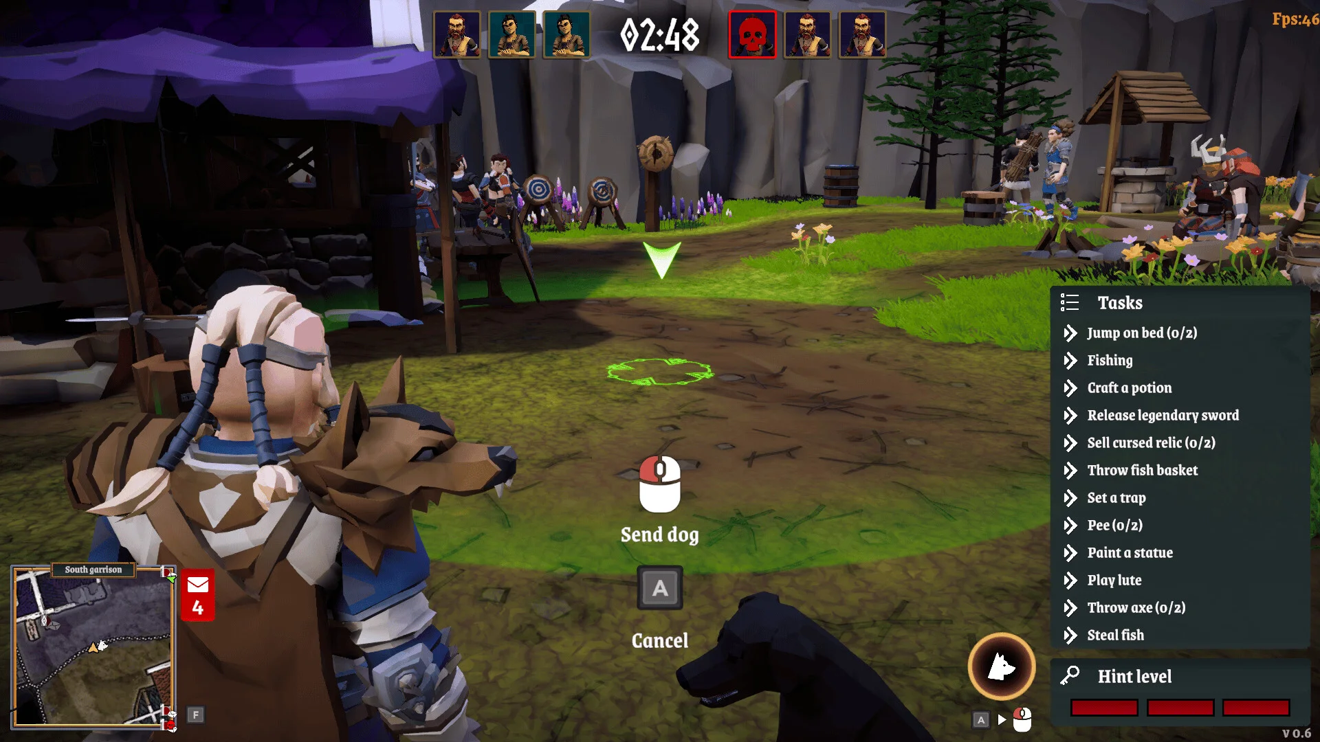North Hunt 1 to 8 player Viking match with bots