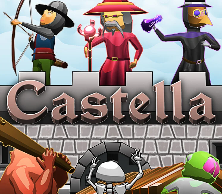 Castella walls and fourteen tower types under siege