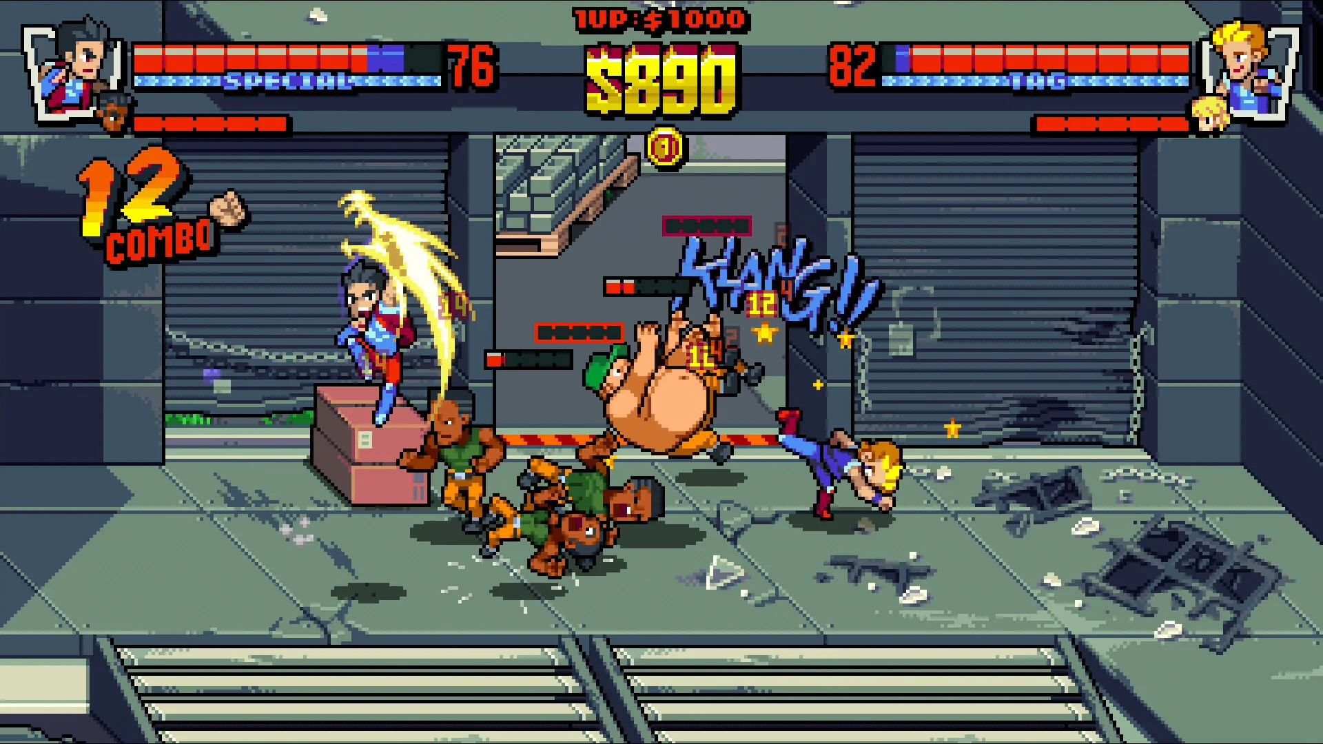 Double Dragon Gaiden two-player local and online co-op