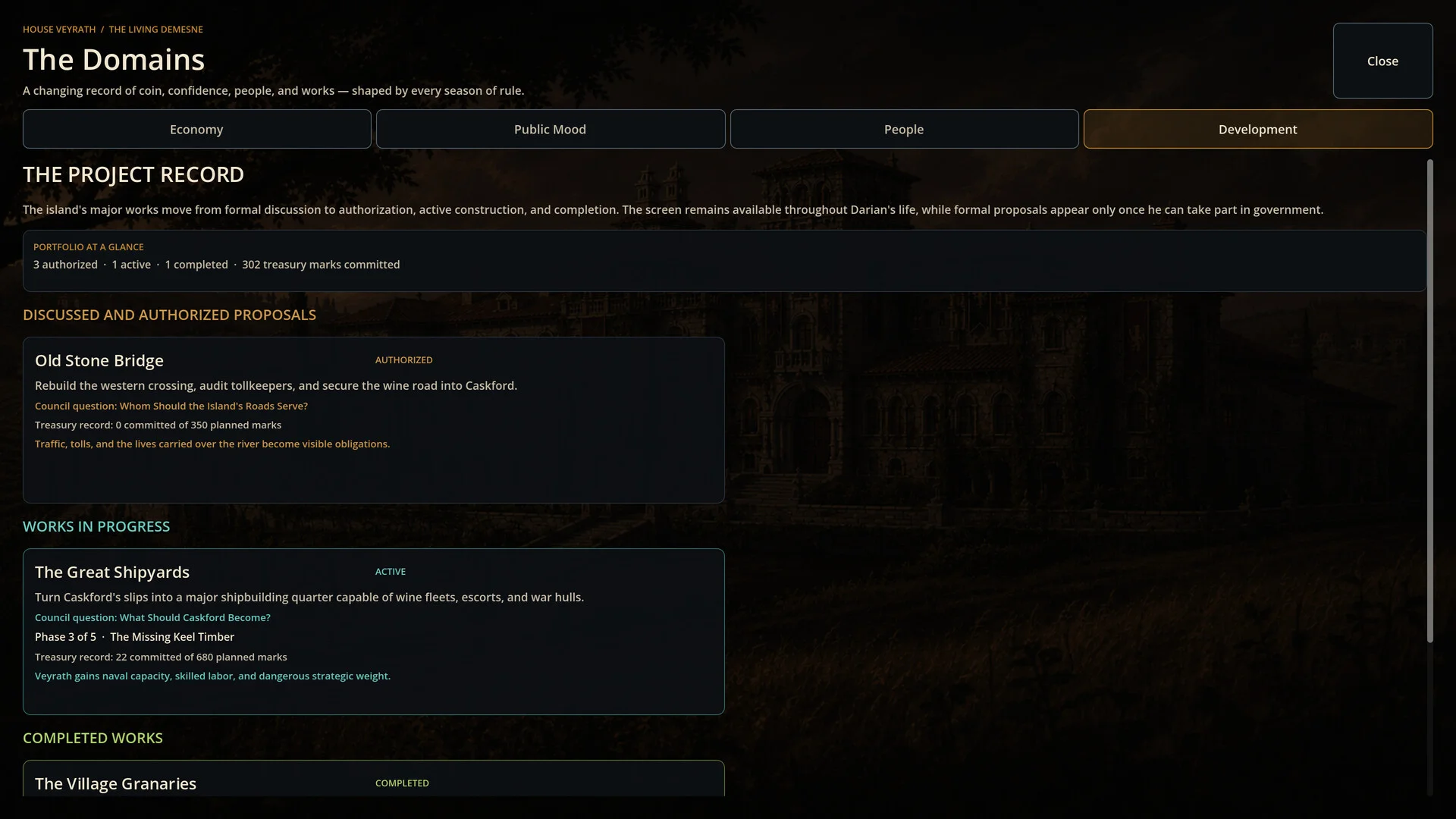 Blood Without a Name dark fantasy relationships skills buried history screenshot