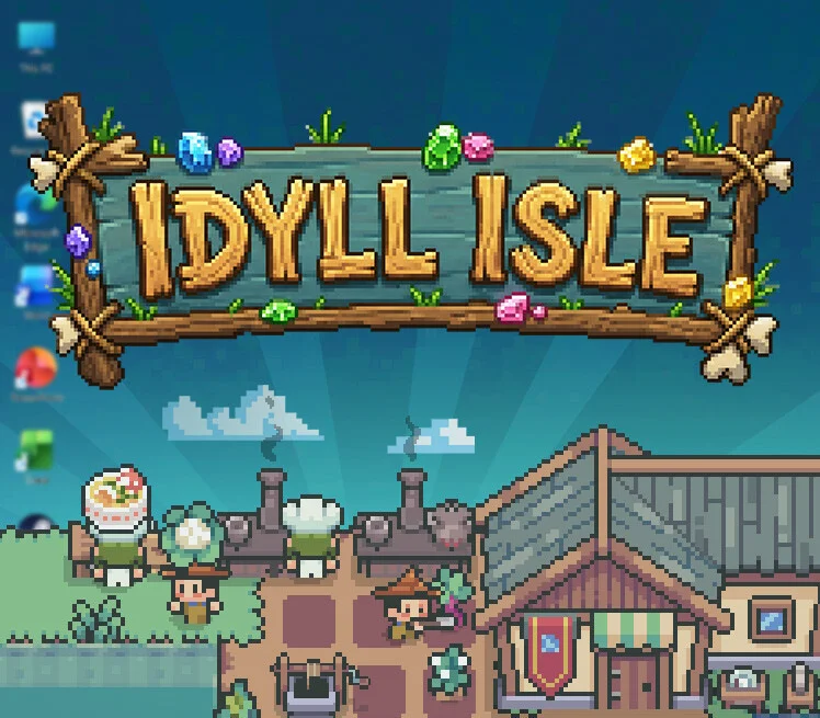 Idyll Isle cover of a taskbar island
