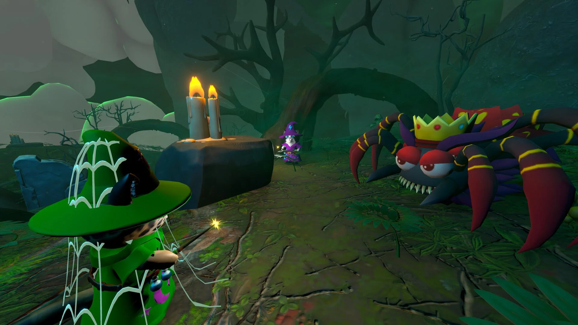 Meowgic fairy-tale world exploration screenshot