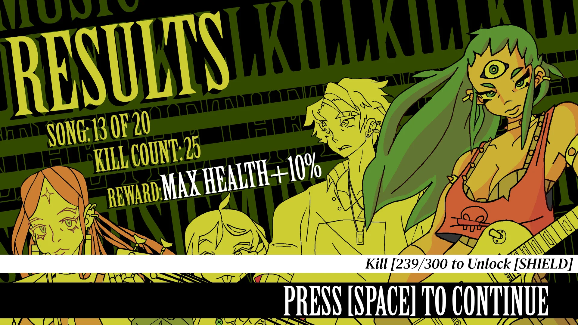 Kill The Music roguelite rhythm Steam