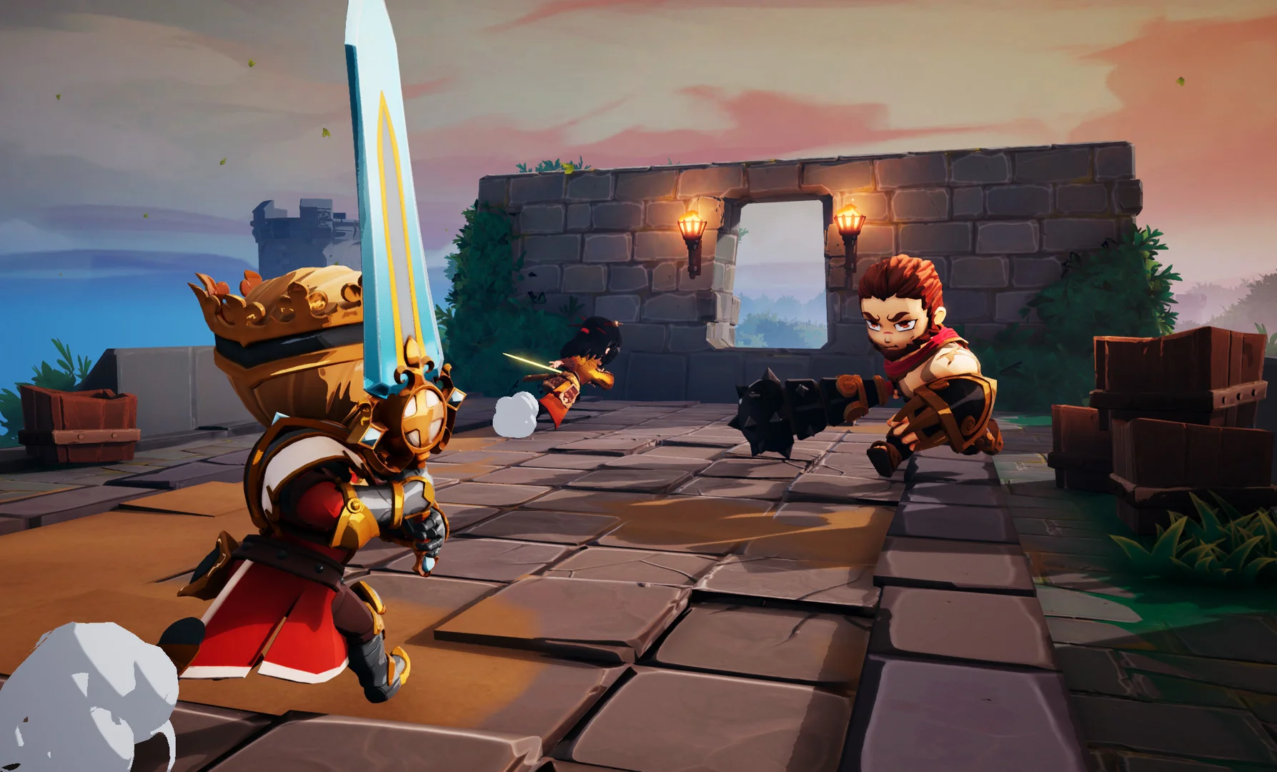Divine Knockout online PvP duel mode gameplay