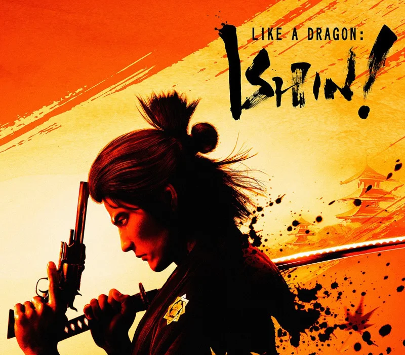 Like a Dragon Ishin EU cover, Sakamoto Ryoma in 1860s Kyo