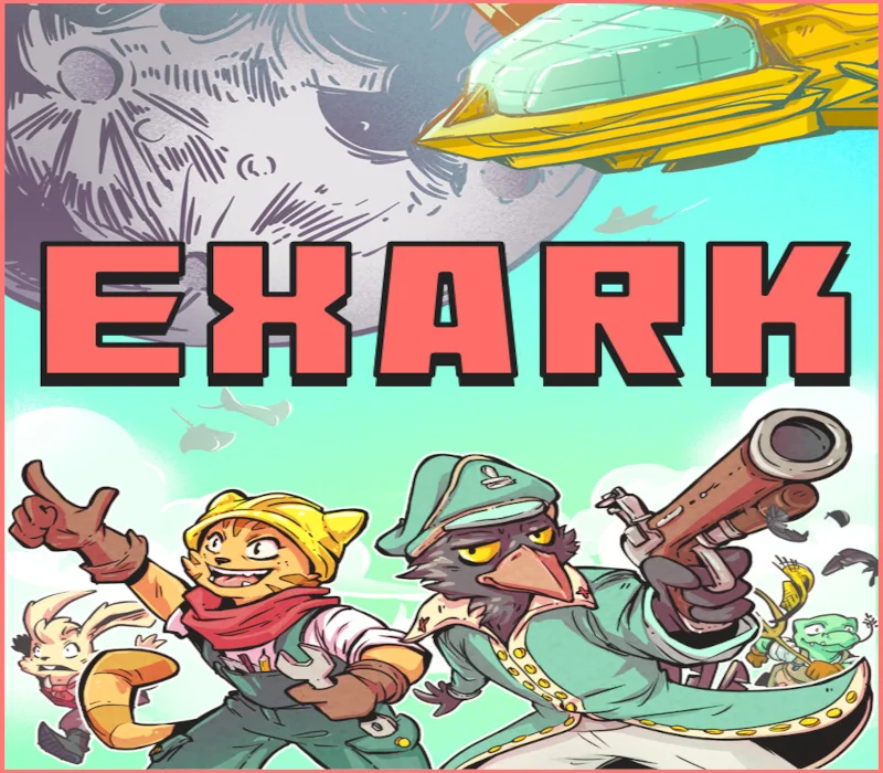 Exark cover art, gigantic ark-ship engine builder