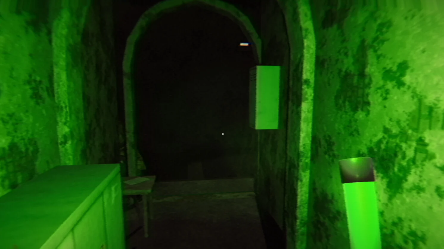 Zooparasite contaminated tunnel