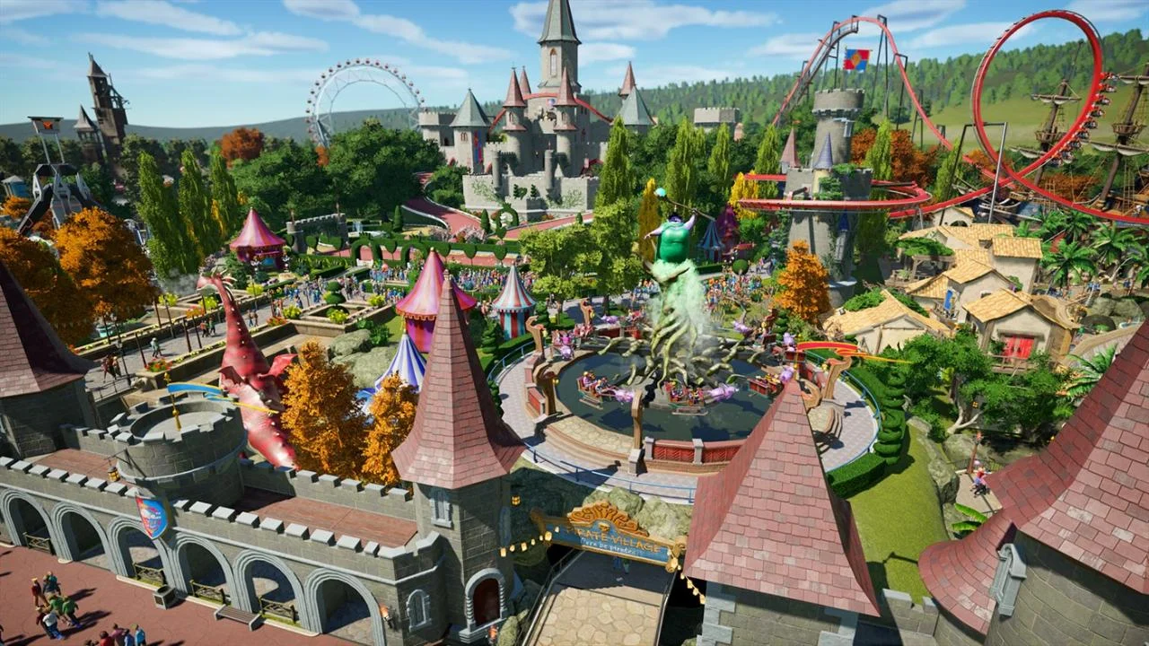 Planet Coaster sandbox terrain tools