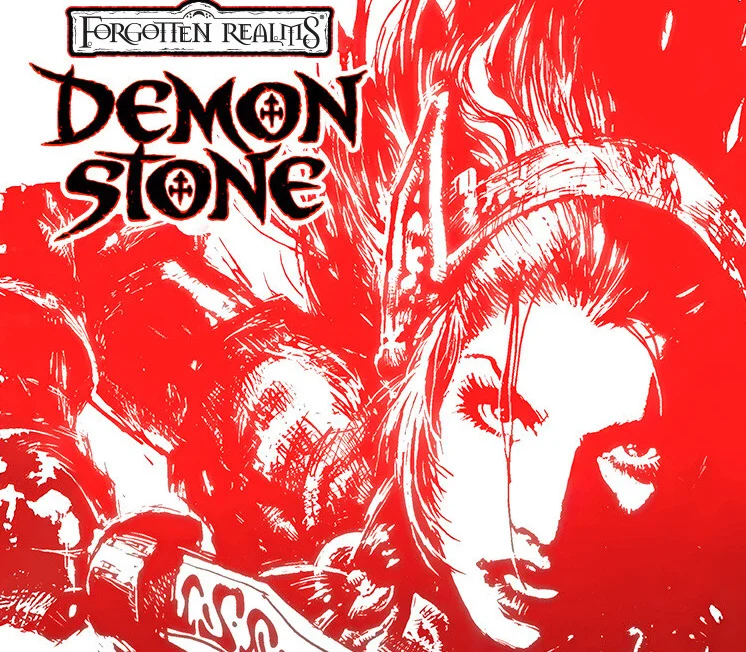 Forgotten Realms Demon Stone cover, FR adventure trio
