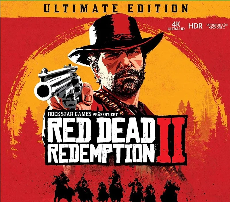 RDR2 Ultimate Edition cover, Arthur on the frontier