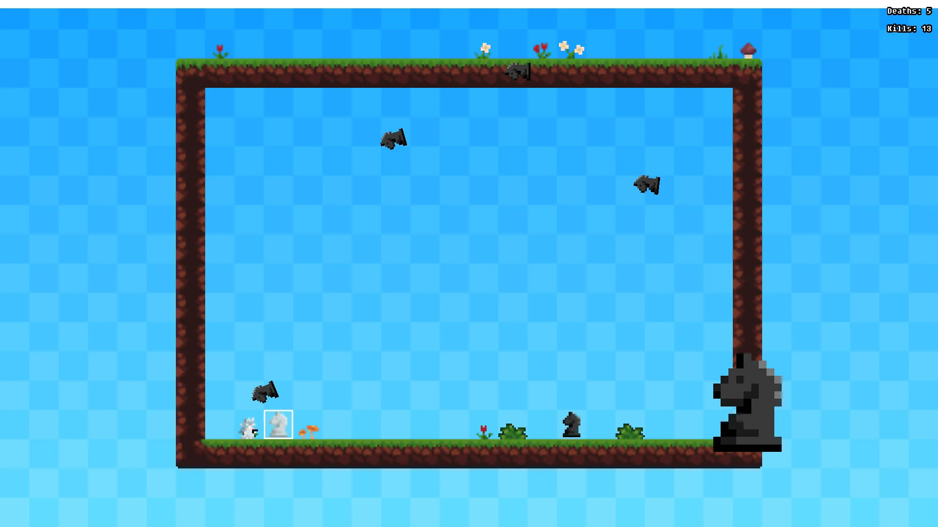 I Wanna Be With Knight Steam cover, chess platformer on Windows