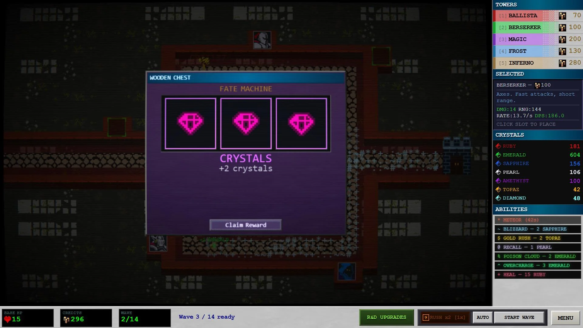 Towerix91 crystal drops