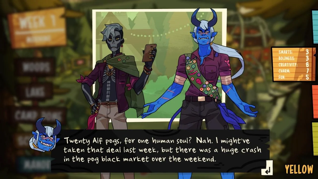 Monster Prom 2 dating sim screenshot GOG PC