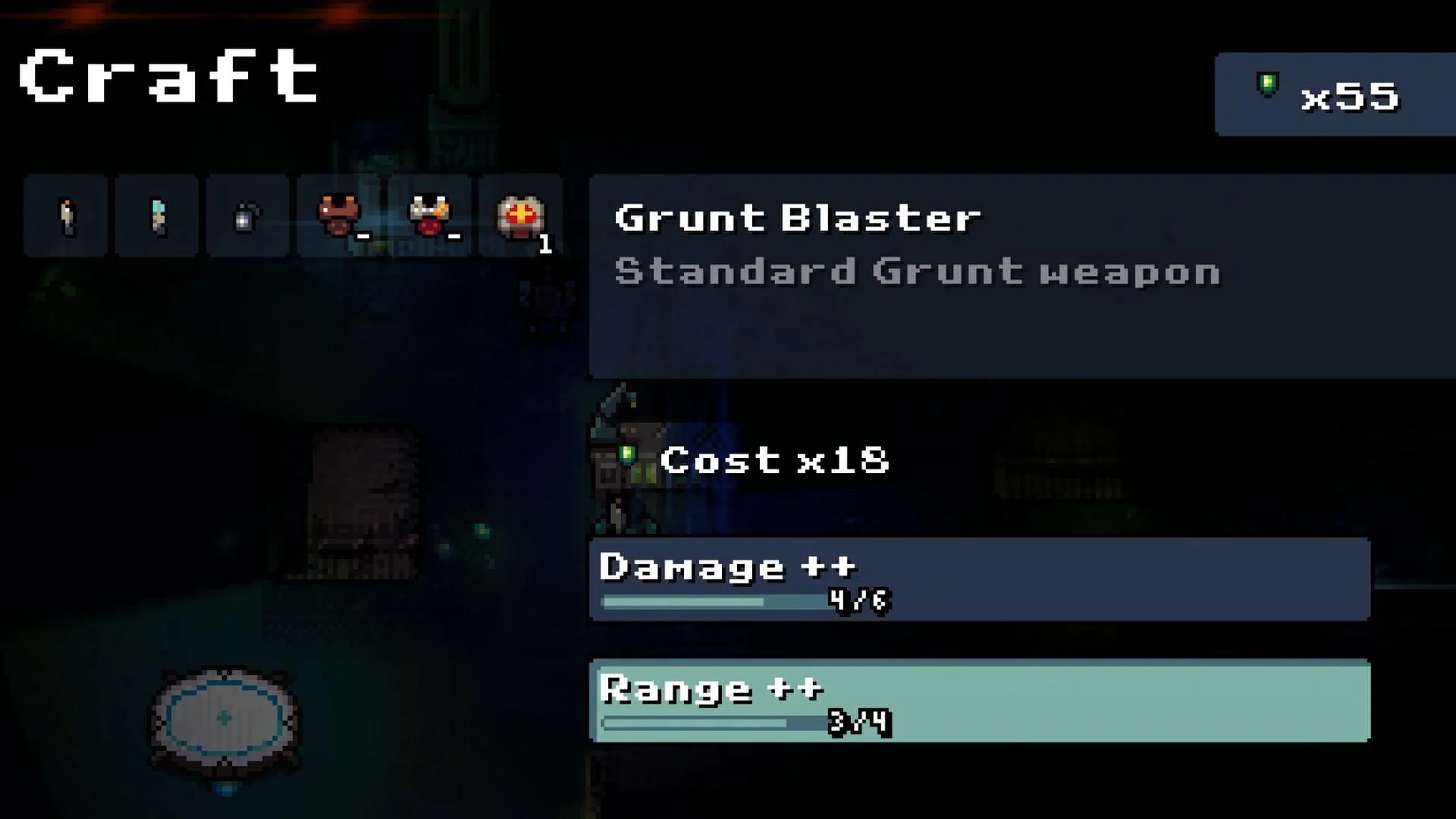 Space Grunts Chrono Shard cover, Orangepixel time-loop roguelike