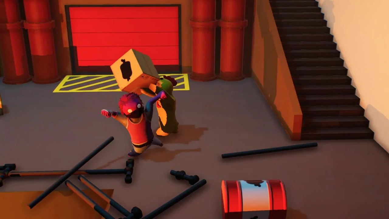 Gang Beasts local melee for two to four on one screen