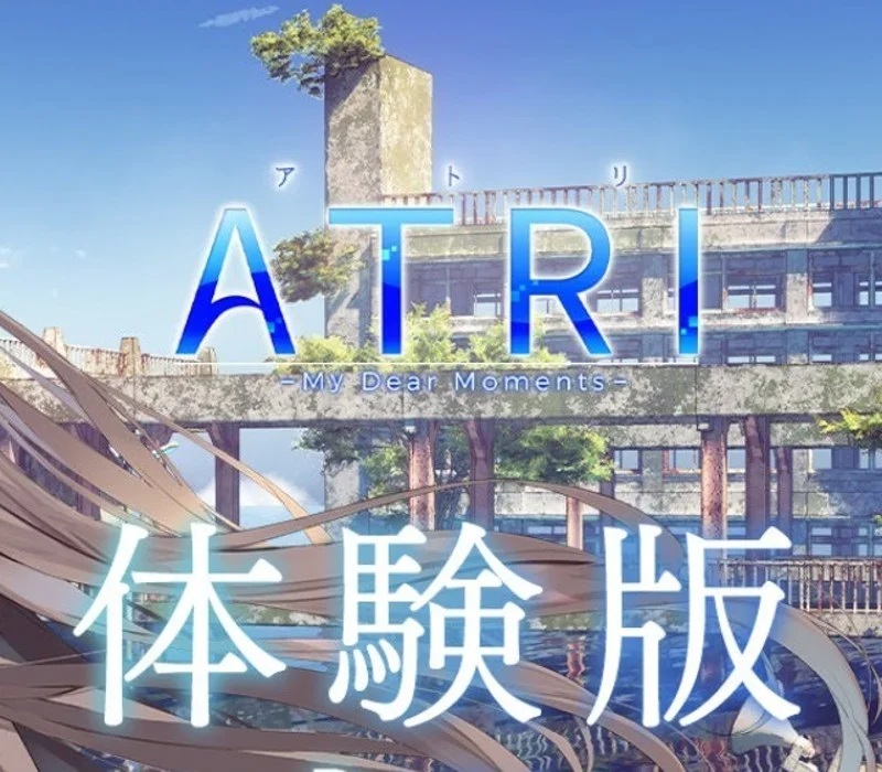 ATRI My Dear Moments seaside town half-swallowed by rising water