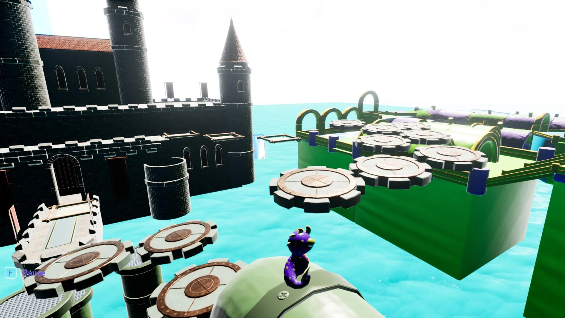 Worm In Rotating Land water hazard Steam