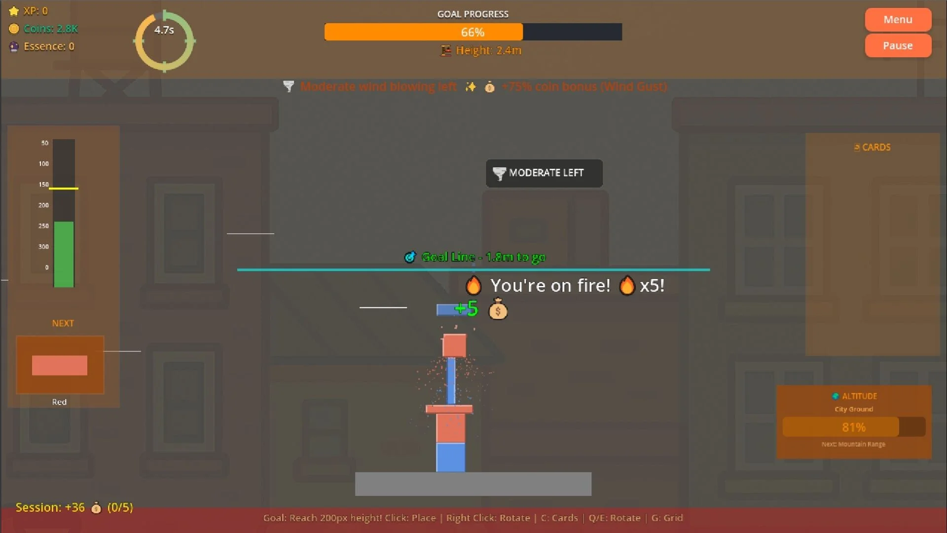 Stackbound deckbuilding tower strategy