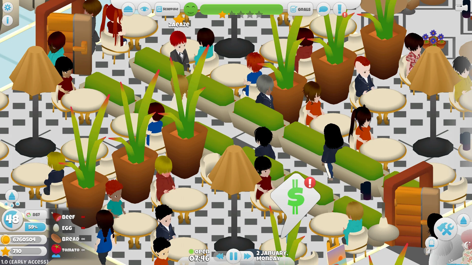 Mattami Restaurant Cafe Tycoon Global Steam key