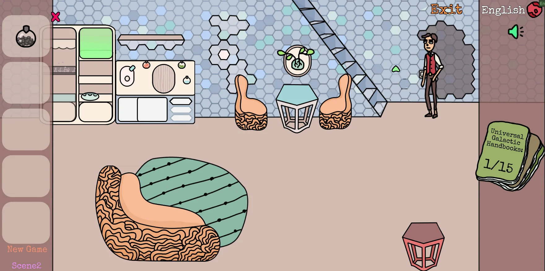Margaret Luoni deep narrative detective puzzle dialogue screenshot