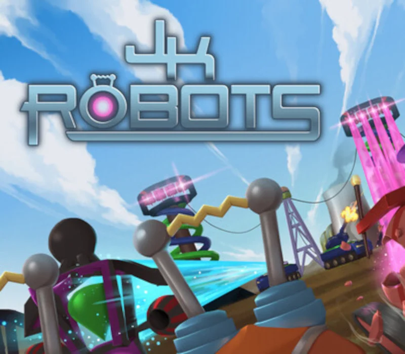 JKRobots cover art, macro-focused RTS robot campaign