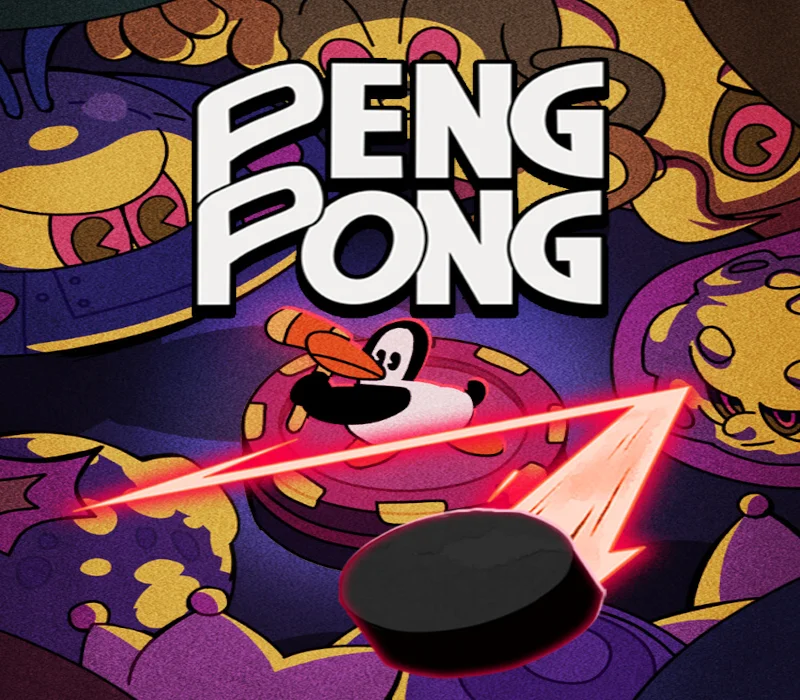 PengPong cover art, bullet-hell roguelike penguin action