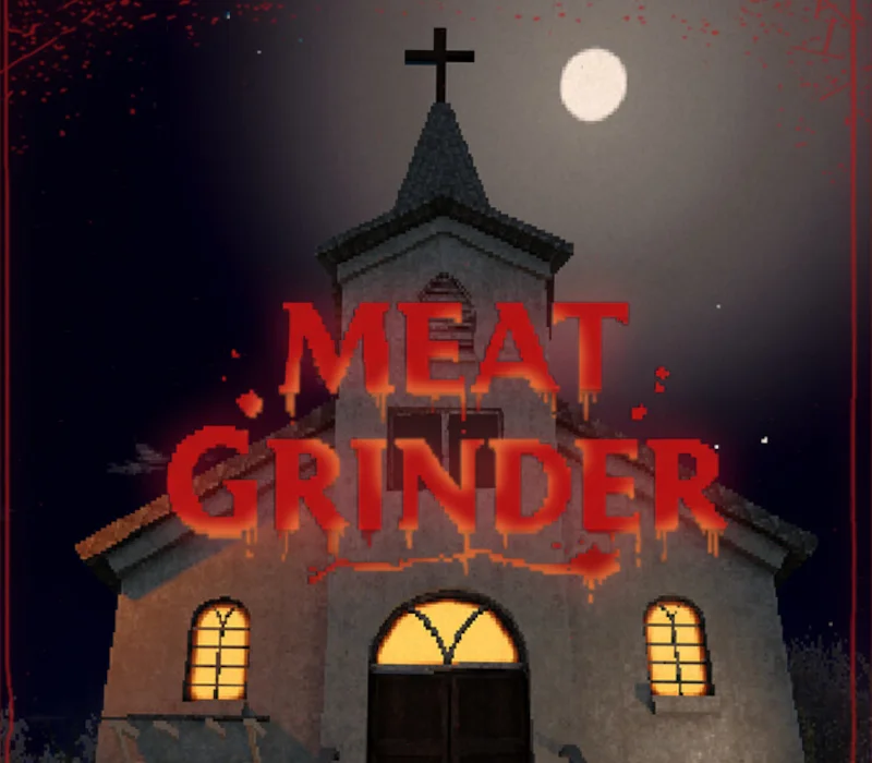 Meat Grinder Hotdog Simulator cover, Grimshore shop