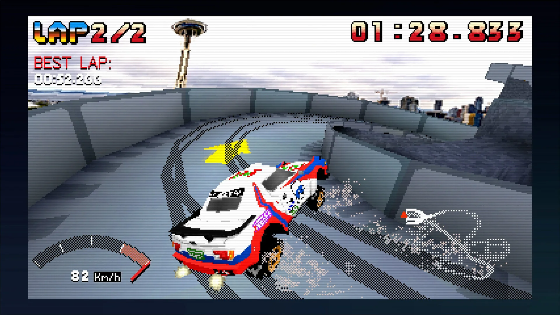 Parking Garage Rally Circuit Steam achievements on a ramp icon strip