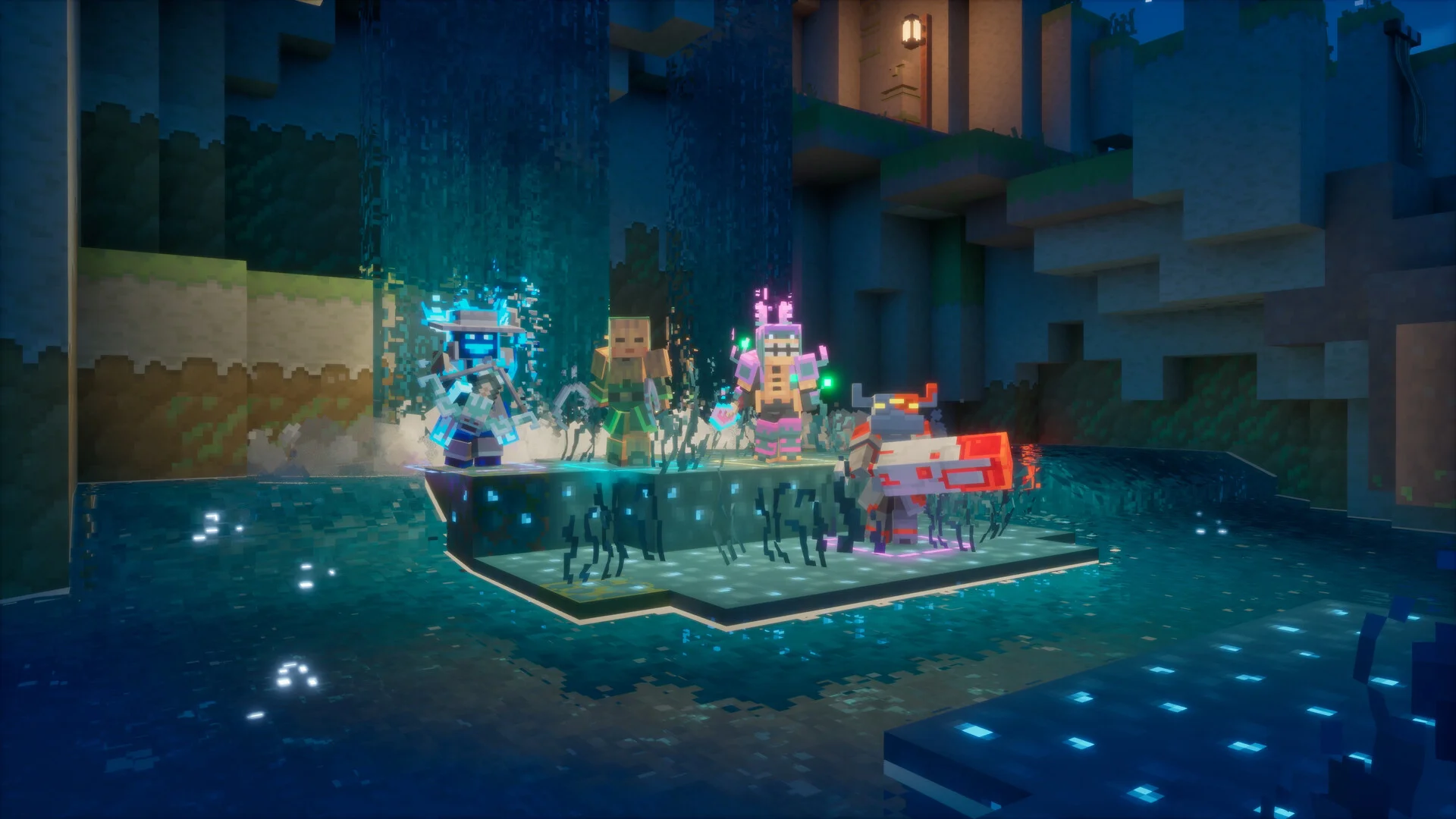 Minecraft Dungeons II action combat and dungeon exploration