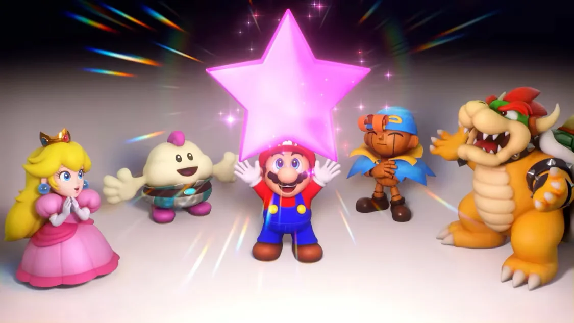 Super Mario RPG party idle in 3D