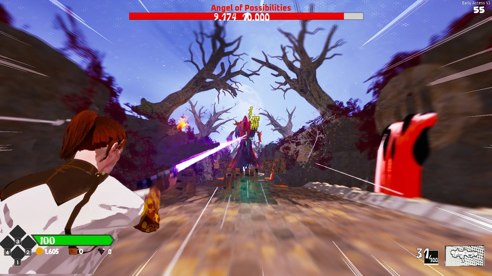 Rogue Runner weapons paired with runner skills on Windows Steam