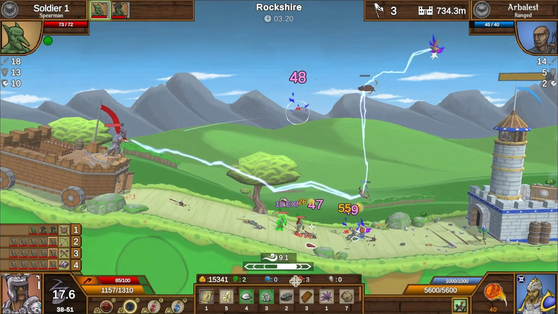 The Orc Invasion recipes and mobile castle