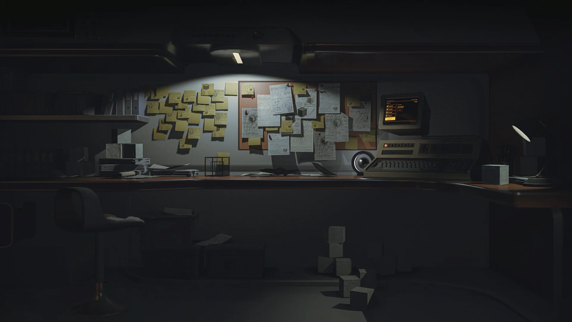 Cognition Method story-driven Solaris-inspired puzzle scene
