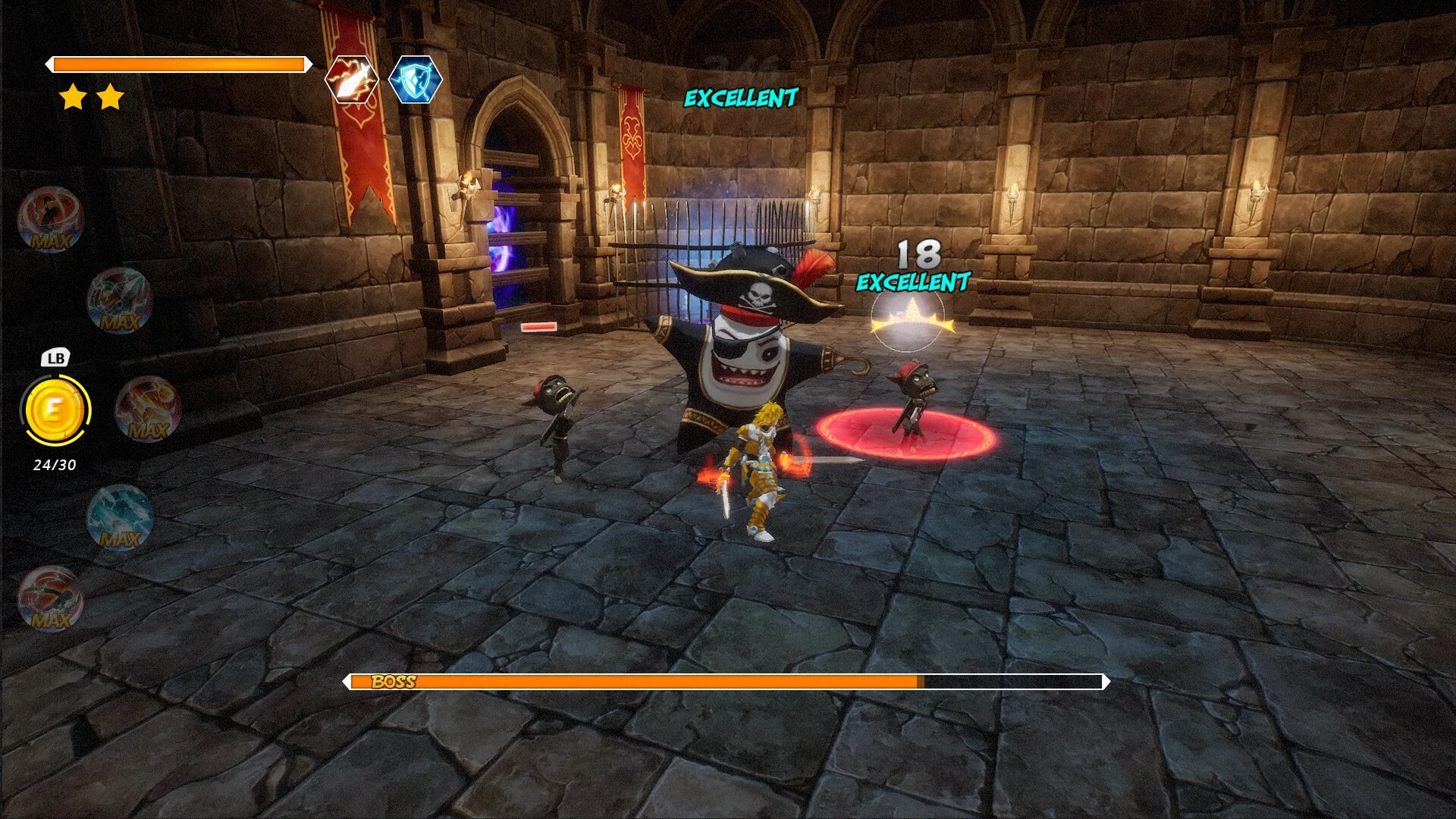 Golden Escape monster wave screenshot