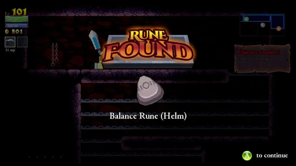 Rogue Legacy cover, Cellar Door heir at a generated castle gate