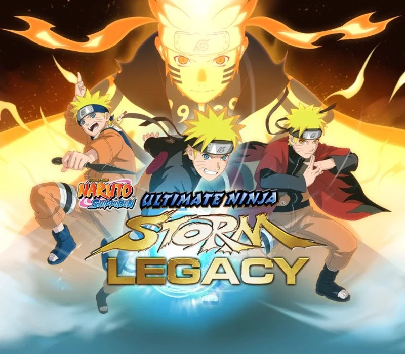 NARUTO SHIPPUDEN Ultimate Ninja STORM Legacy cover, four STORM games