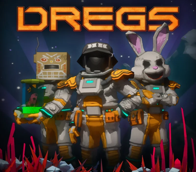 DREGS cover art, T-Minus Zero clone-crew horror-comedy relic extraction