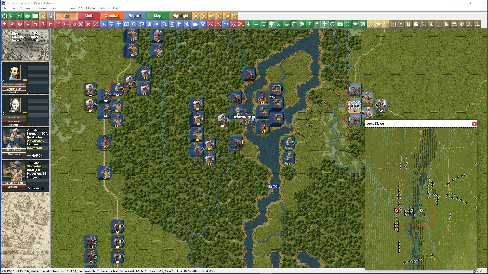 Thirty Years War Wargame Design Studio strategy scene