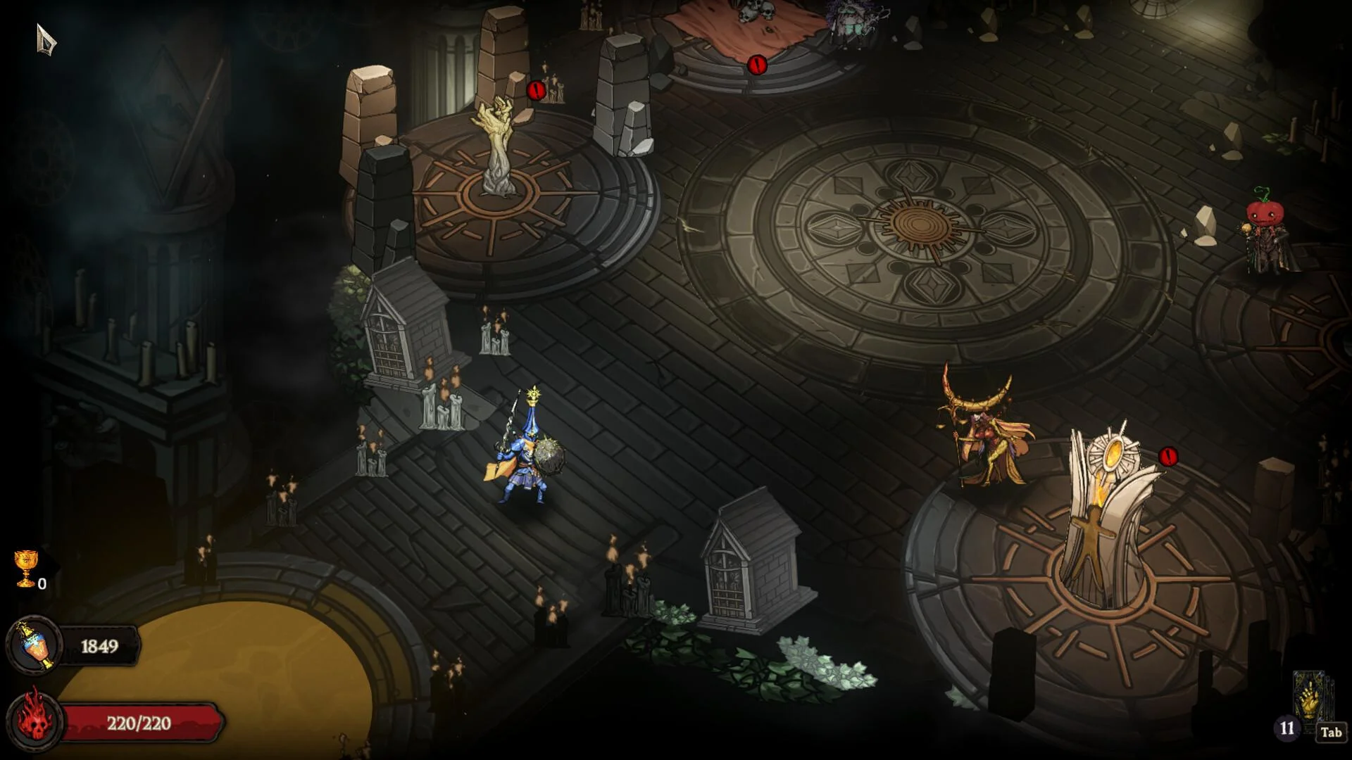 Golden Swirl dodge deck combat screenshot