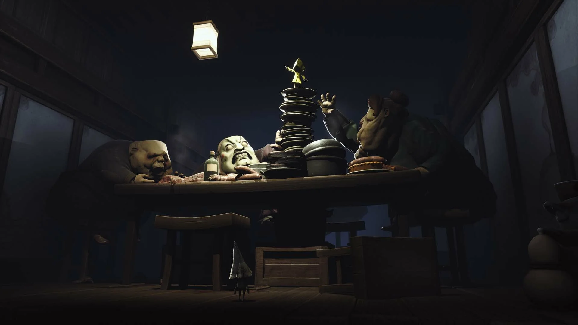 Little Nightmares Enhanced Edition stealth puzzle platformer gameplay
