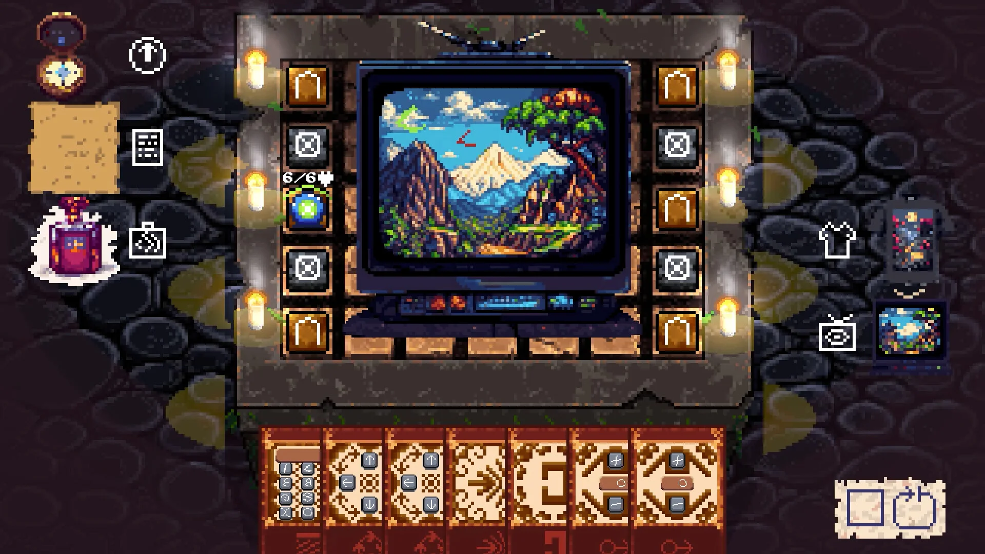 Fragmentary turn-based card combat on a knowledge board
